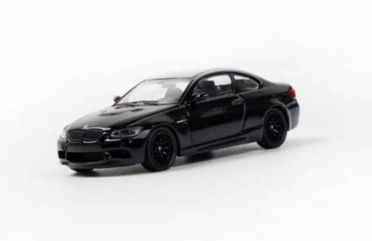 Fine model 1:64 BMW Coupe M3 E92 COUPE Metallic Black Carbon Top model car