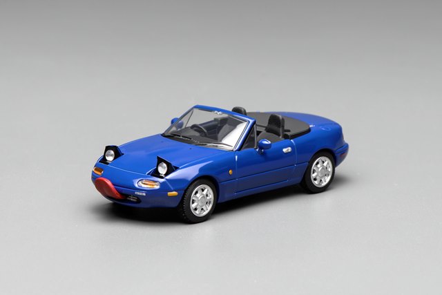 [ Pre-order ] M60202R MOTORHELIX 1:64 Mazda Eunos Roadster (NA) Right-Hand Drive Laguna Blue