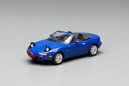[ Pre-order ] M60202R MOTORHELIX 1:64 Mazda Eunos Roadster (NA) Right-Hand Drive Laguna Blue