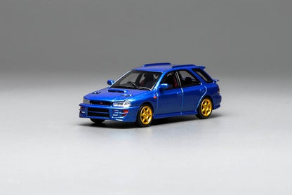 [ Pre-order ] M67101 MOTORHELIX 1:64 Subaru lmpreza Wagon WRX STi Version VI Rally Blue