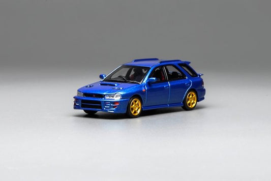 [ Pre-order ] M67101 MOTORHELIX 1:64 Subaru lmpreza Wagon WRX STi Version VI Rally Blue