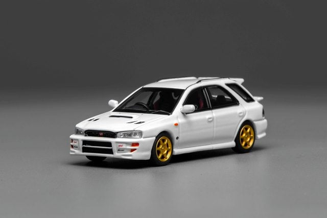 [ Pre-order ] M67102 MOTORHELIX 1:64 Subaru lmpreza Wagon WRX STi Version VI Pure White