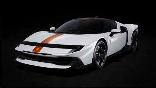 [ Pre-order ] LS562B LookSmart 1:43 Ferrari 849 Testarossa Bianco Italia model car