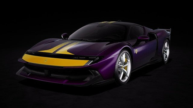 [ Pre-order ] LS562I LookSmart 1:43 Ferrari 849 Testarossa Violetto Dino Assetto Fiorano model car