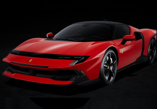 [ Pre-order ] P18275A BBR 1:18 Ferrari 849 Testarossa Rosso Fiammante Press Version (Clear Case Included)