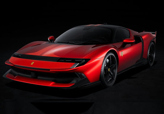 [ Pre-order ] P18276D BBR 1:18 Ferrari 849 Testarossa Assetto Fiorano Rosso Magma with Red Livery (Clear Case Included)