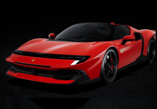 [ Pre-order ] P18277C BBR 1:18 Ferrari 849 Testarossa Spider Rosso Corsa (Clear Case Included)