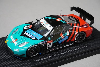 1:43 EBBRO 43828 Nissan Wood One Advan Z Super GT500 Suzuka 2006 #24 model car