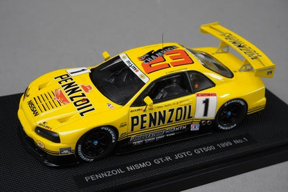 1:43 EBBRO P402 Nissan Pennzoil Nismo GT-R GT500 JGTC 1999 #1 model car