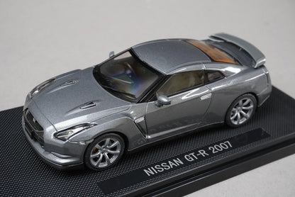 1:43 EBBRO 44038 Nissan GT-R 2007 Dark Metal Grey model car
