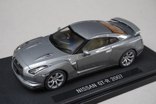 1:43 EBBRO 44038 Nissan GT-R 2007 Dark Metal Grey model car