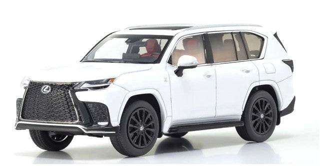 KS03909FW KYOSHO 1:43 Lexus LX 600 F SPORT White Nova GF Export Only LHD model car