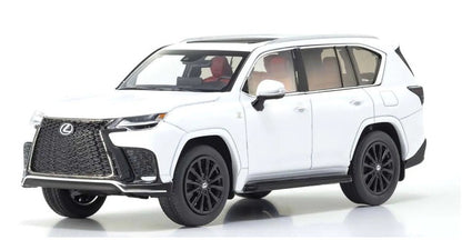 KS03909FW KYOSHO 1:43 Lexus LX 600 F SPORT White Nova GF Export Only LHD model car