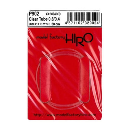 P902 Model Factory Hiro Clear Tube Outer Diameter 0.8mm Inner Diameter 0.4mm