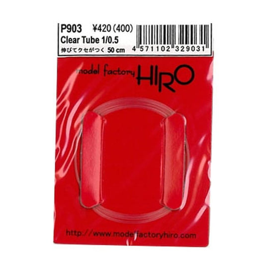 P903 Model Factory Hiro Clear Tube, Outer Diameter 1.0mm Inner Diameter 0.5mm