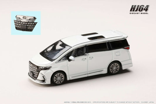 [ Pre-order ] HJ642078CW Hobby Japan 1:64 Toyota Alphard Z (H40W) / Genuine Option Platinum White Pearl Mica