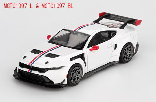 MGT01097-L TSM MINI-GT 1:64 Ford Mustang GTD Spirit of America (Left-Hand Drive)