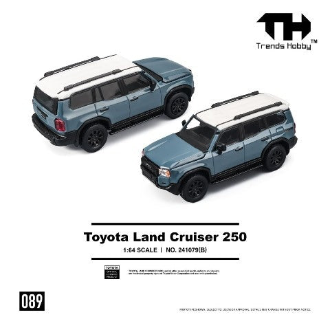 [ Pre-order ] 241079-B Trends Hobby 1:64 Toyota Land Cruiser 250 Blue