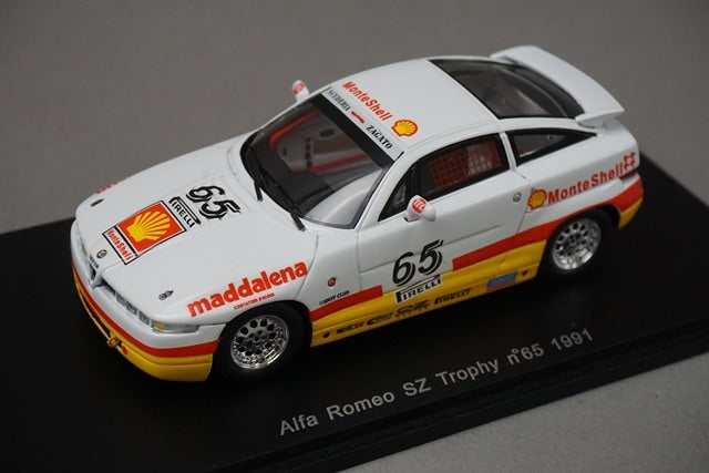 1:43 SPARK S0616 Alfa Romeo SZ Trophy 1991 #65 model car