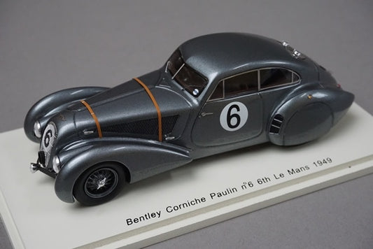 1:43 SPARK S3816 Bentley Corniche Paulan Le Mans 6th 1949 #6 model car