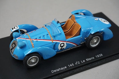1:43 SPARK S2726 Delahaye 145 Le Mans 1938 #2 model car