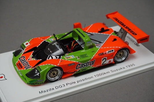 1:43 SPARK SJ065 Mazda DG3 Pole Position 1000km Suzuka 1995 #2 model car