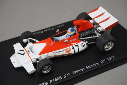 1:43 SPARK S1740 BRM P160B Monaco GP 1972 #17 model car