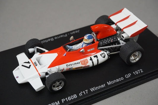 1:43 SPARK S1740 BRM P160B Monaco GP 1972 #17 model car