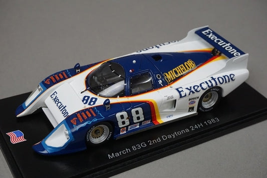 1:43 SPARK US067 March 83G Daytona 24H 2nd 1983 #88 model car