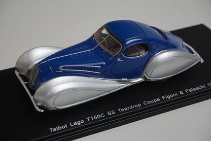 1:43 Spark S2705 Talbot-Lago T150C SS Teardrop Coupe Figoni & Faraci 1937