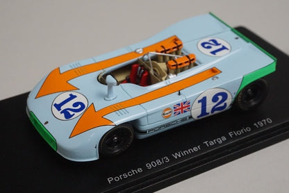1:43 Spark 43TF70 Porsche 908/3 Targa Florio Winner 1970 #12 model car