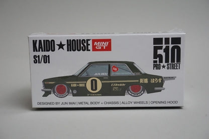1:64 TSM MINI-GT KHMG001 KAIDOHOUSE Custom Nissan Datsun 510 Pro Street OG Green