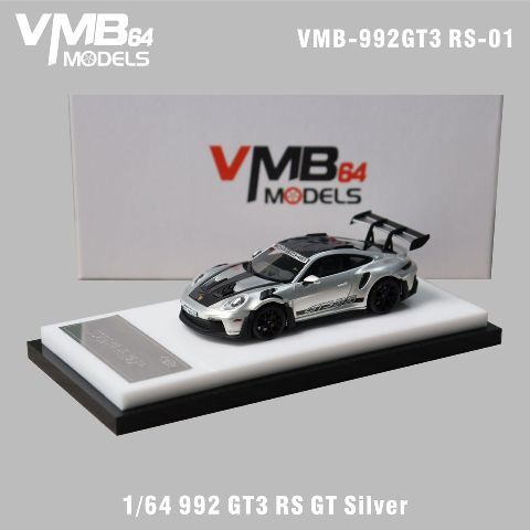 [ Pre-order ] VMB 1:64 Porsche 911 (992) RS GT Silver