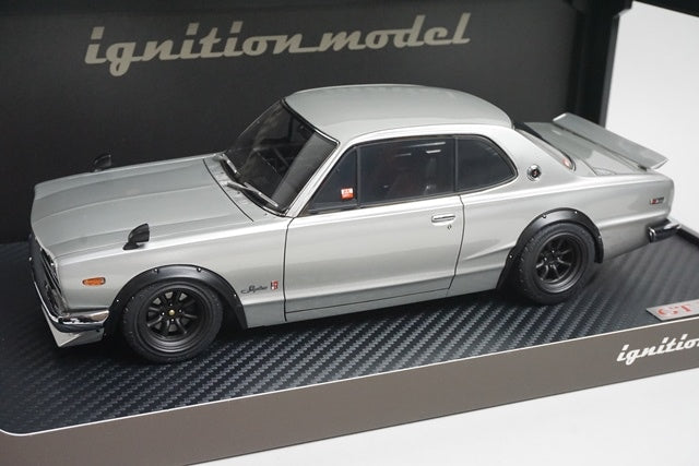 1:18 ignition model IG3613 Nissan Skyline 2000 GT-R (KPGC10) Silver model car