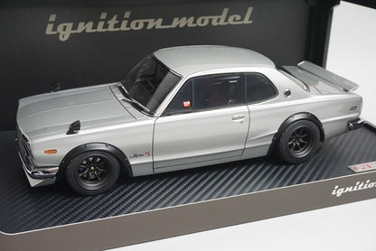 1:18 ignition model IG3613 Nissan Skyline 2000 GT-R (KPGC10) Silver model car