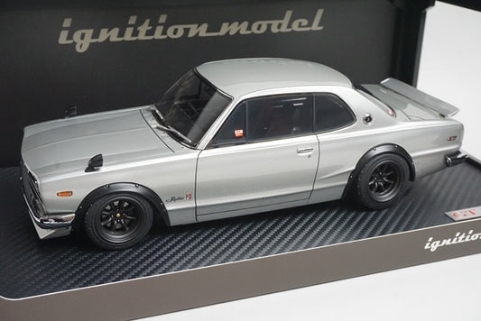 1:18 ignition model IG3613 Nissan Skyline 2000 GT-R (KPGC10) Silver model car