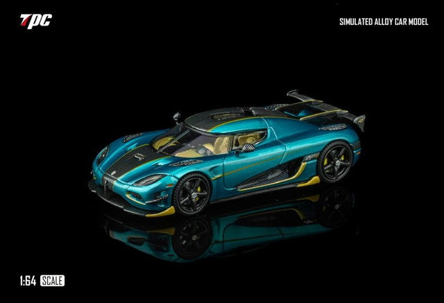 [ Pre-order ] TPC 1:64 Koenigsegg Agera RS Peacock Blue
