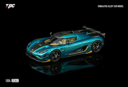 [ Pre-order ] TPC 1:64 Koenigsegg Agera RS Peacock Blue