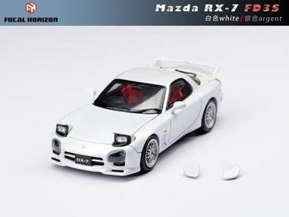 [ Pre-order ] Focal Horizon FH 1:64 Mazda RX-7 FD3S A Spec White