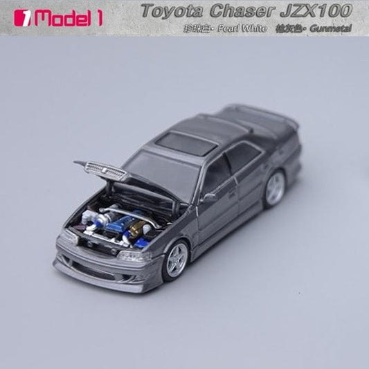 [ Pre-order ] Model One 1:64 Toyota Chaser MK6 (JZX100) Gunmetal Gray