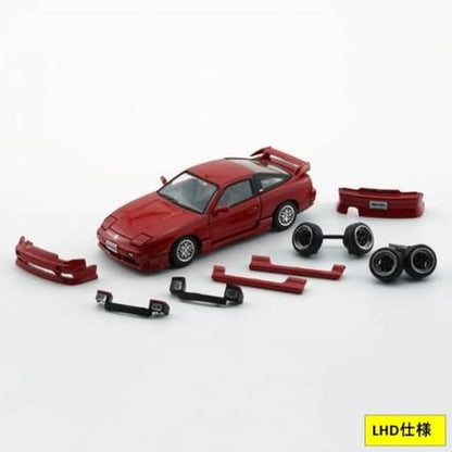 64B0306 BM CREATIONS 1:64 Nissan Silvia 180SX Red LHD model car