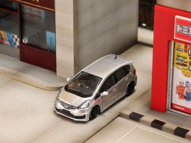 [ Pre-order ] SW Street Weapon 1:64 Honda Fit Jazz GE8 RS Silver
