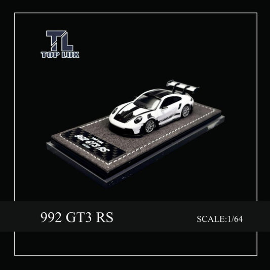 [ Pre-order ] TOP LUX 1:64 Porsche 992GT3RS White