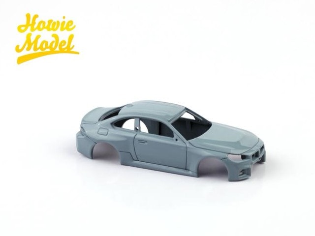 [ Pre-order ] Howie Model 1:64 BMW M2 G87 Brooklyn Gray, Silver Bar Wheel