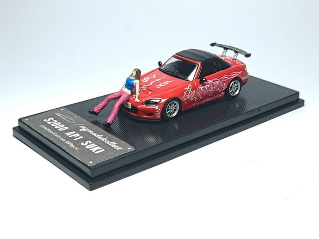 [ Pre-order ] MC640022A MC Model Collect 1:64 Honda S2000 AP1 Red with Figure