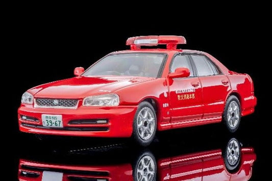 LV-N363a Tomica Limited Vintage NEO 1:64 Nissan Skyline 4-Door Sports Sedan GT Fire Command Vehicle (Chichibu Fire Department) 336471