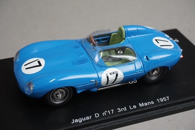 1:43 Spark S2119 Jaguar D Le Mans 3rd 1957 #17 J. Lucas model car