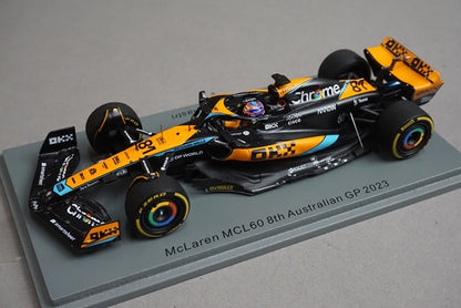 1:43 Spark S8574 McLaren MCL60 Australian GP 8th 2023 #81 model car