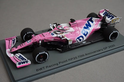 1:43 Spark S6478 BWT Racing Point RP20 70th Anniversary GP 2020 #27 N. Hulkenberg model car