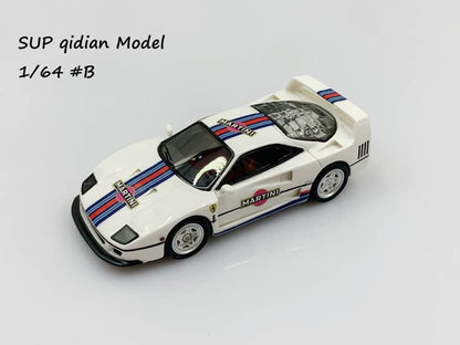 [ Pre-order ] Sup Qidian Model 1:64 F40 (F120) White Martini